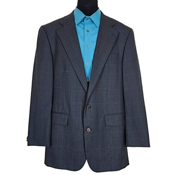 Polo Ralph Lauren Other - Vintage Polo University Club by Ralph Lauren Wool Suit Jacket Windowpane Size 40